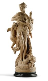 Albert-Ernest Carrier-Belleuse - La Virtù Insidiata Dall\'Amore