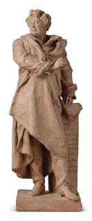 Albert-Ernest Carrier-Belleuse - model for a monument to Alexandre Dumas, père (1802-1870)
