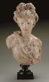 Albert-Ernest Carrier-Belleuse - Portrait of A Lady