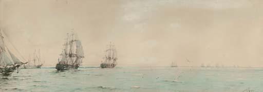 Albert Ernest Markes - The converging fleet