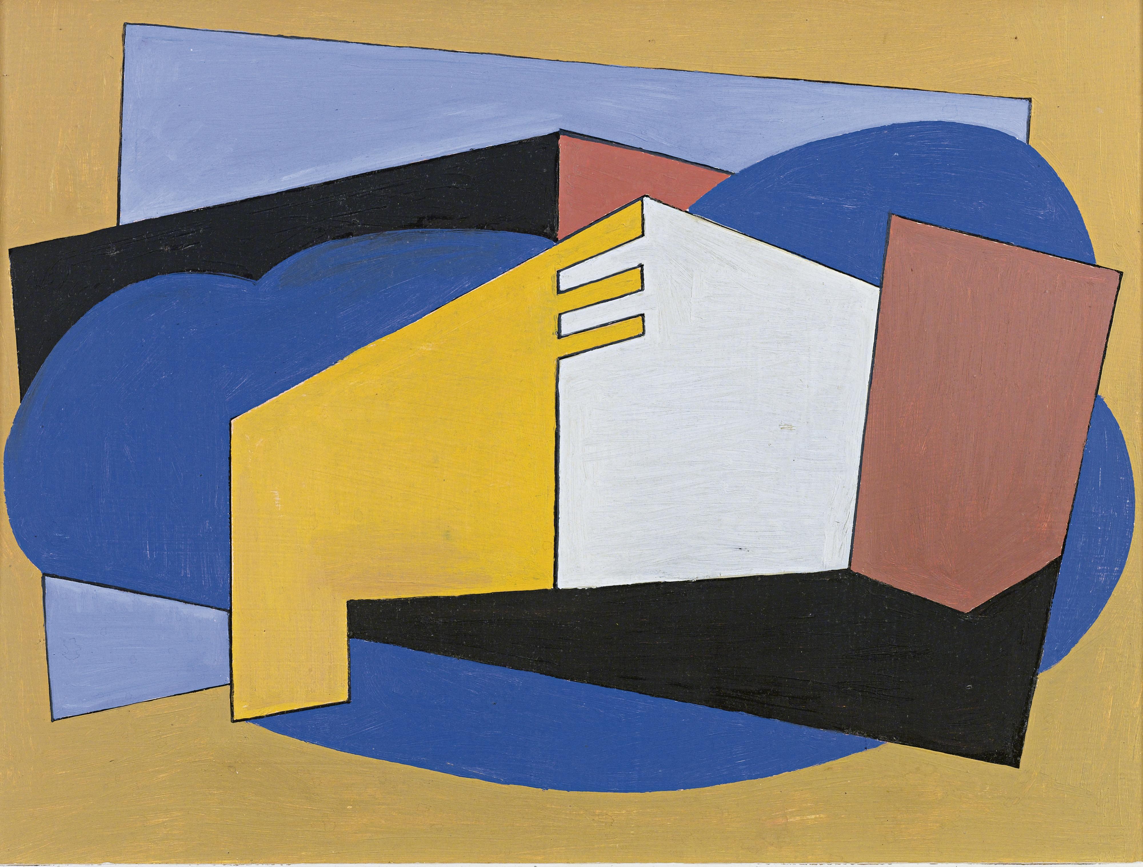 Albert Eugene Gallatin - Abstract Composition (Untitled)