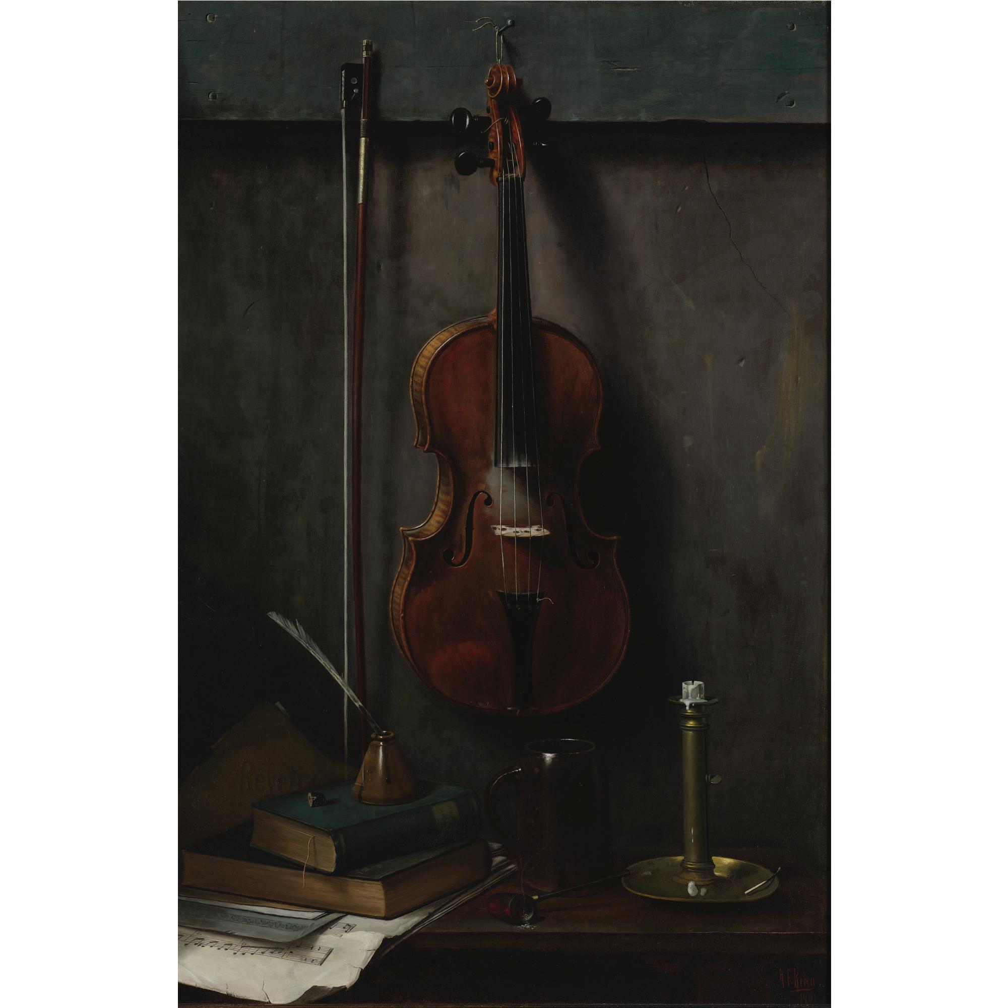 Albert F. King - Still Life With Violin