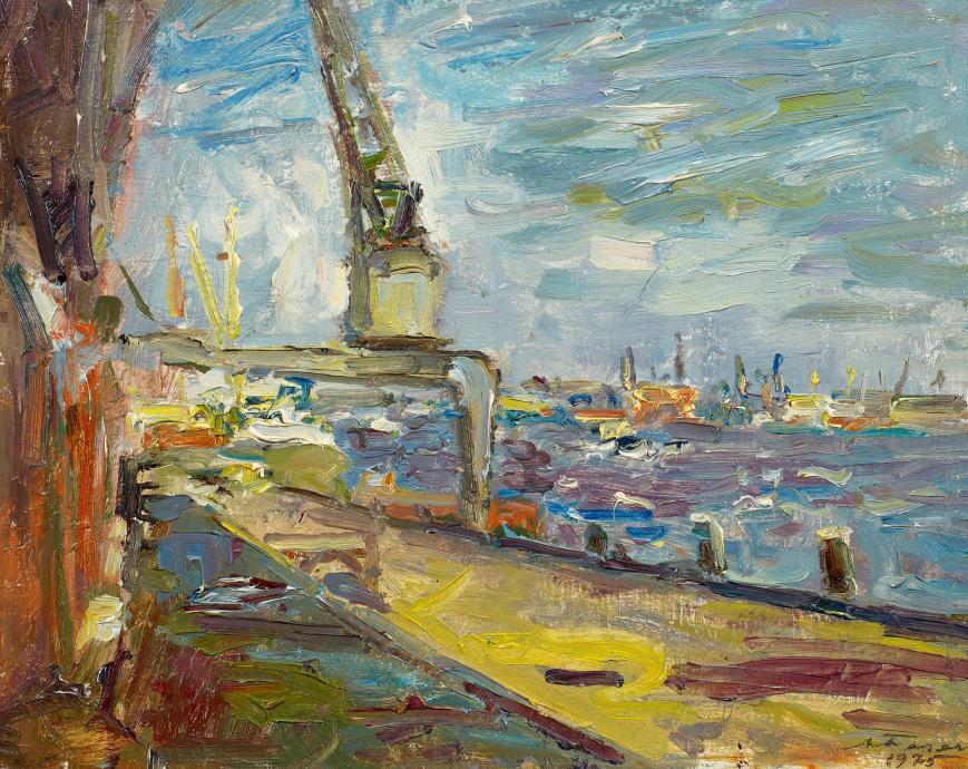 Albert Feser - Ohne Titel (Altona, Hafen)