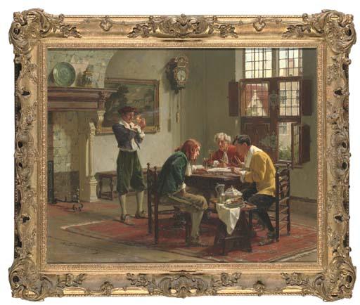 Albert Friedrich Schroder - The Game of Dice