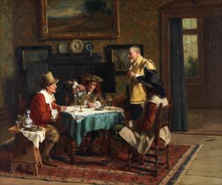 Albert Friedrich Schröder - A drink with friends
