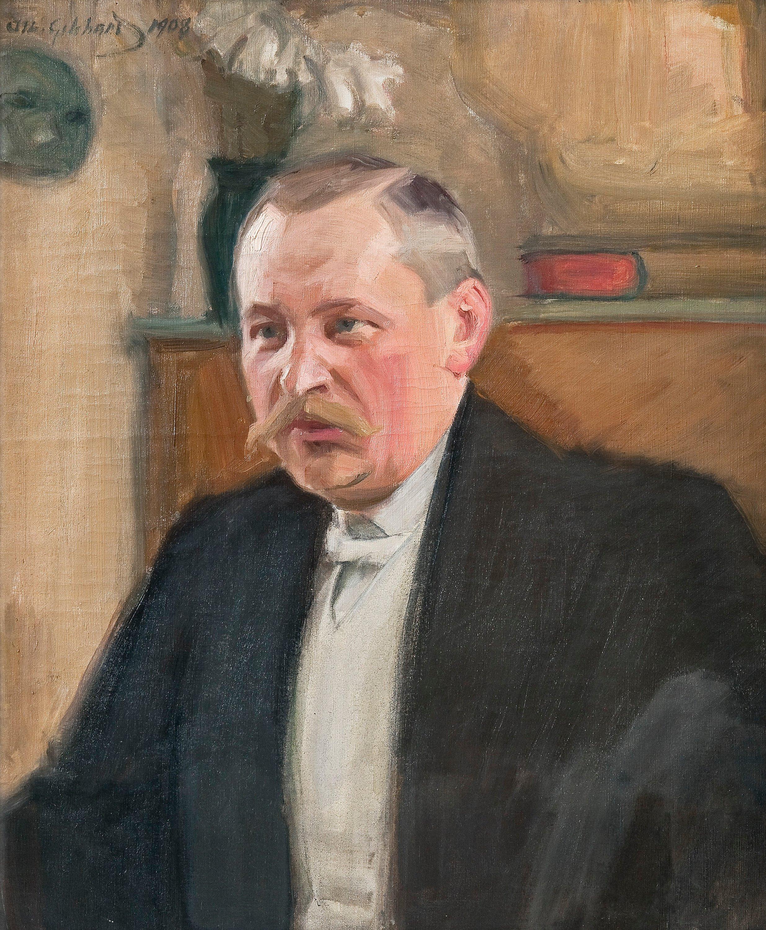 Albert Gebhard - Portrait Of Oskari Merikanto.