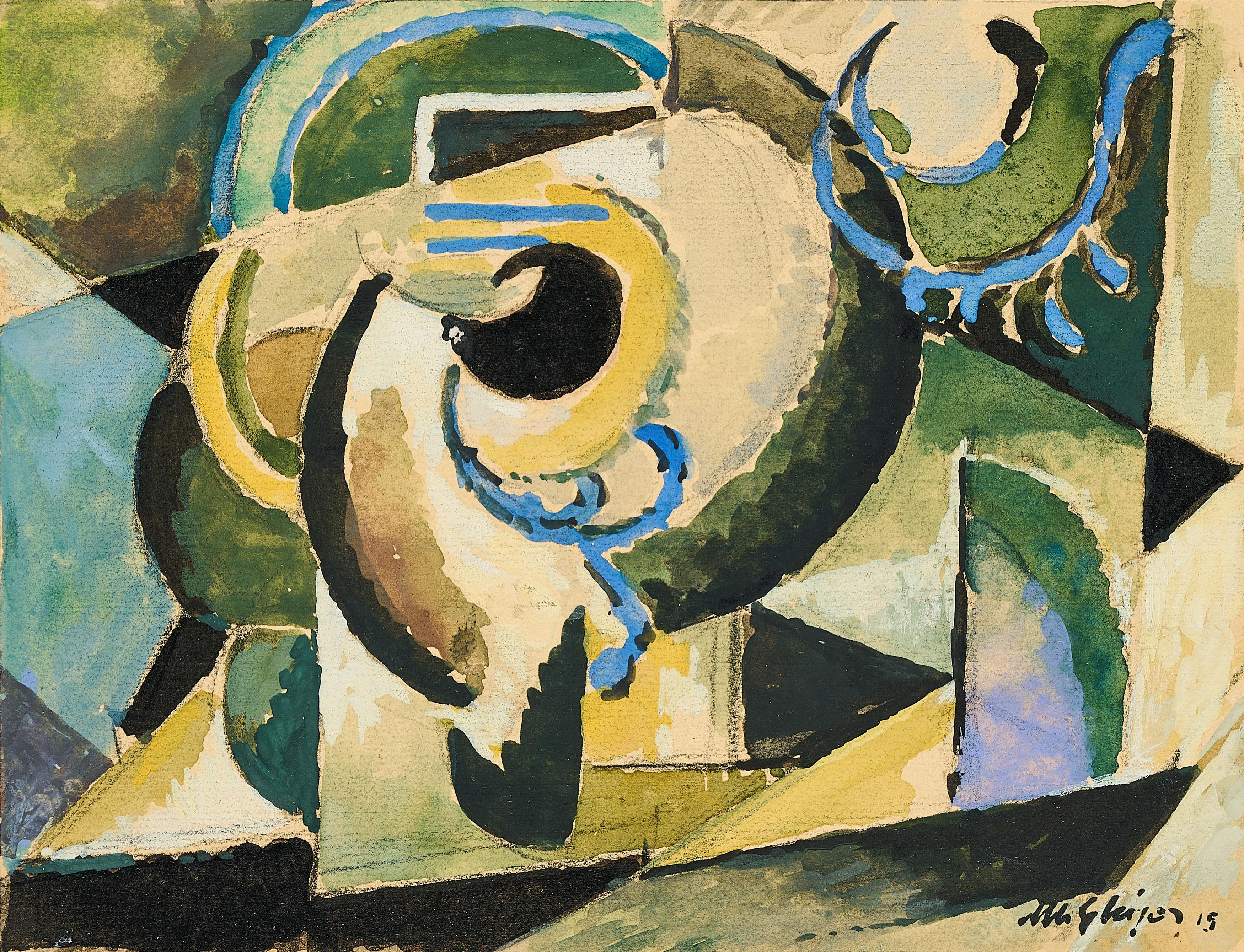 Albert Gleizes - Abstrakte Komposition.