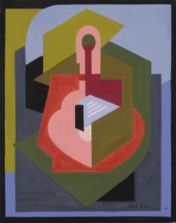 Albert Gleizes - Composition Rose Et Mauve