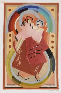 Albert Gleizes - Figure Suggérée Dans Une Peinture Mesure-Cadence-Rythme