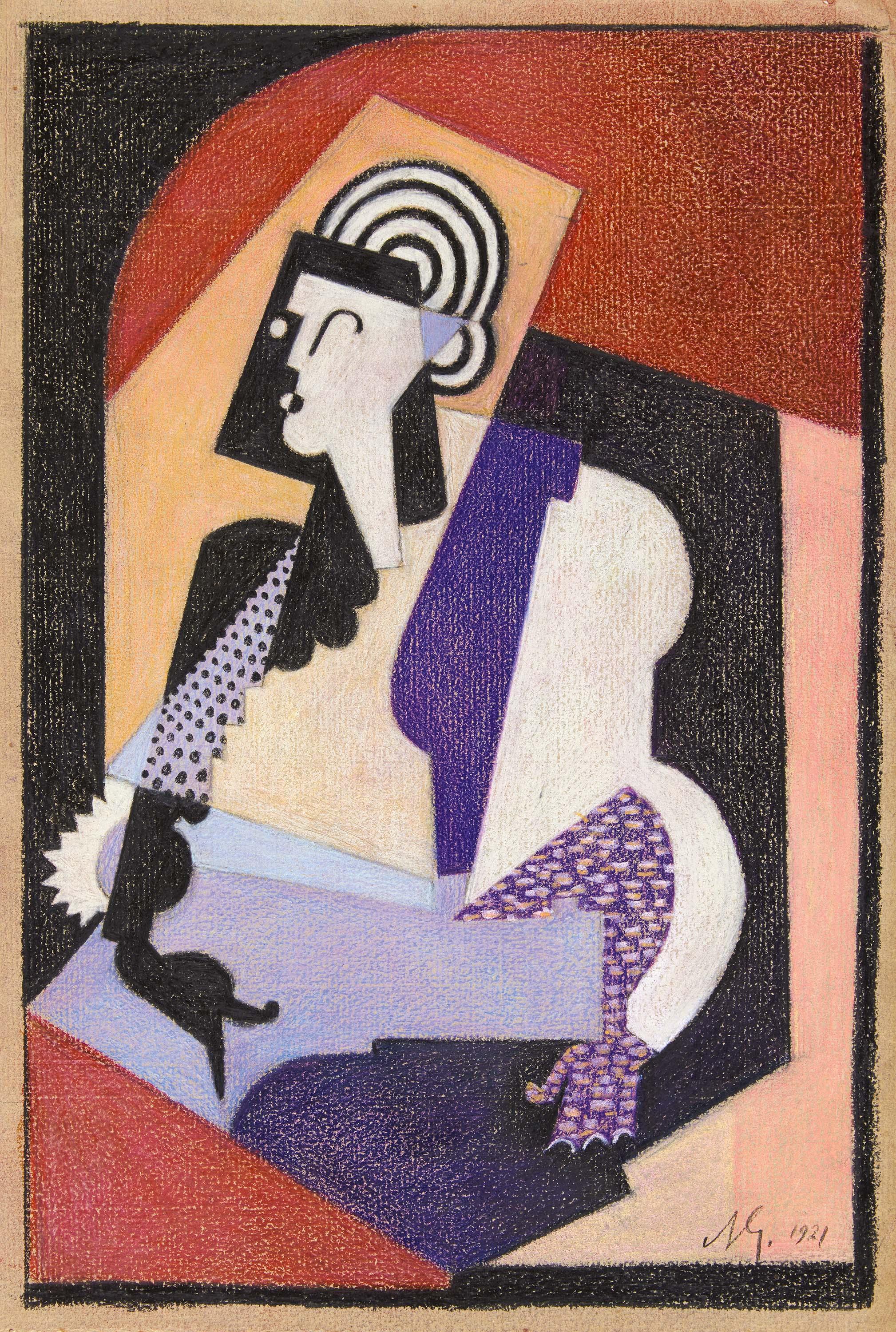 Albert Gleizes - Ohne Titel (Frau mit schwarzem Handschuh).