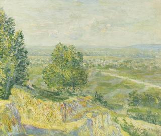 Albert Gleizes - Paysage Avec Deux Grands Arbres