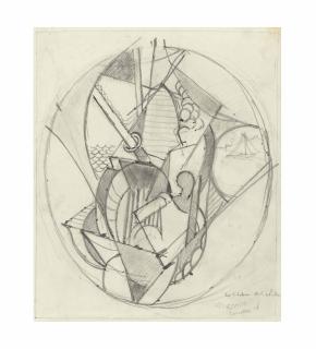 Albert Gleizes - Sur Le Bateau De Picabia Ou Sur Un Bateau À Voiles