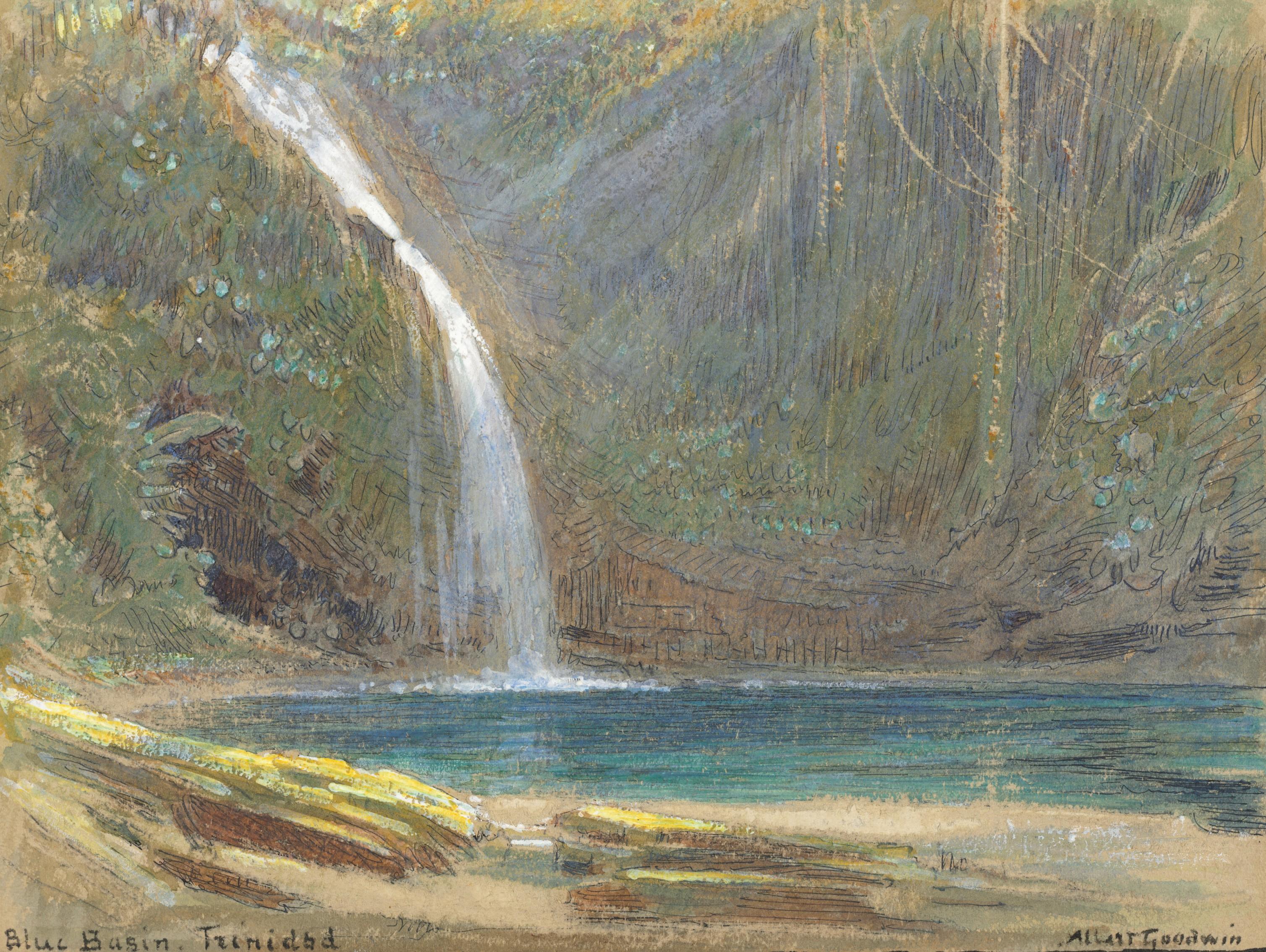 Albert Goodwin, R.W.S. - Blue Basin, Trinidad