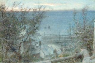 Albert Goodwin, R.W.S. - Clovelly, Devon