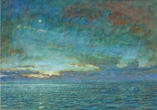 Albert Goodwin R.W.S. - Dawn In The Mediterranean