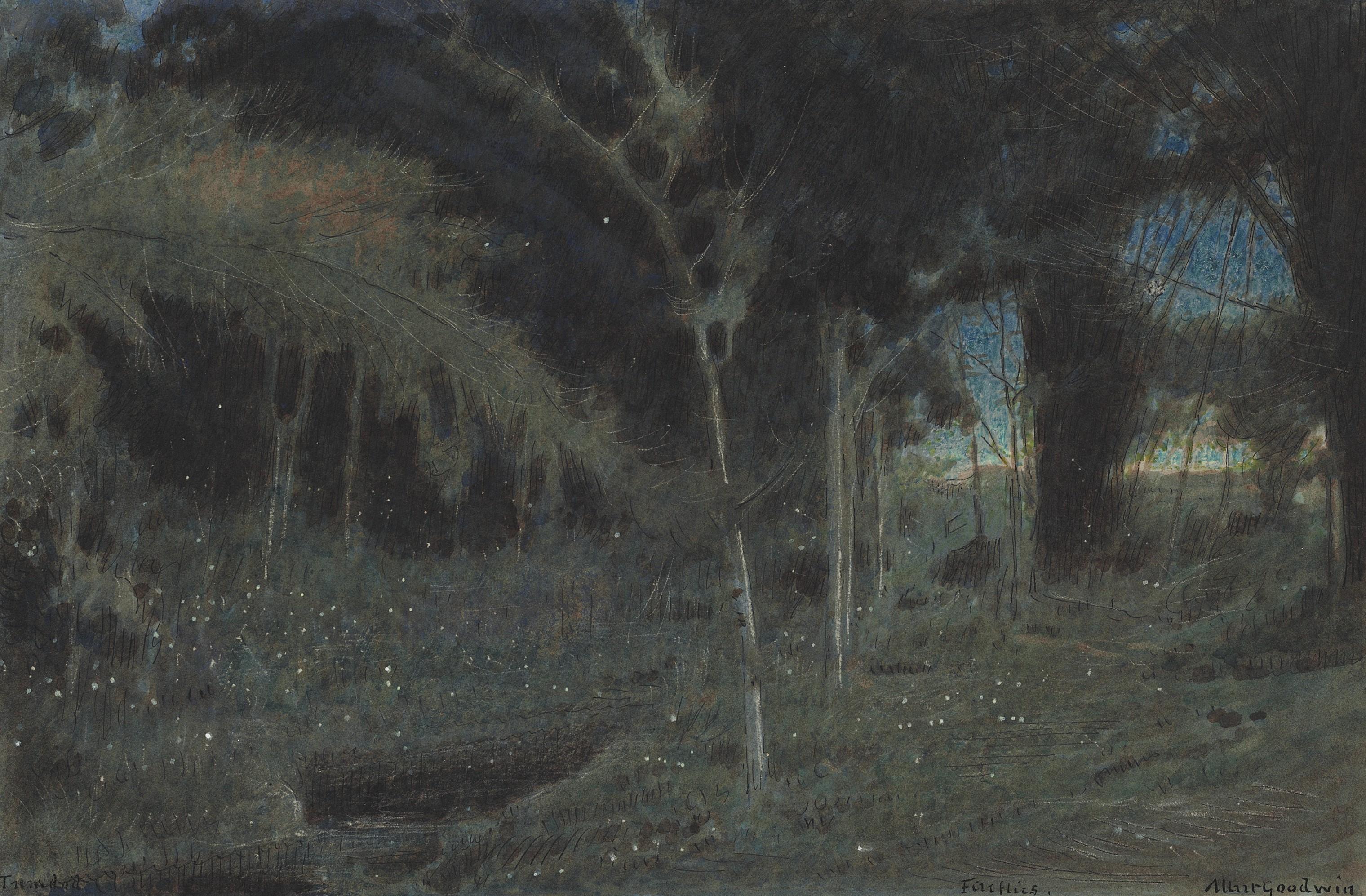 Albert Goodwin, R.W.S. - Fireflies, Trinidad