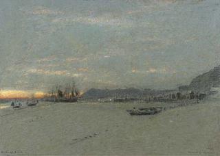 Albert Goodwin, R.W.S. - Hastings Beach