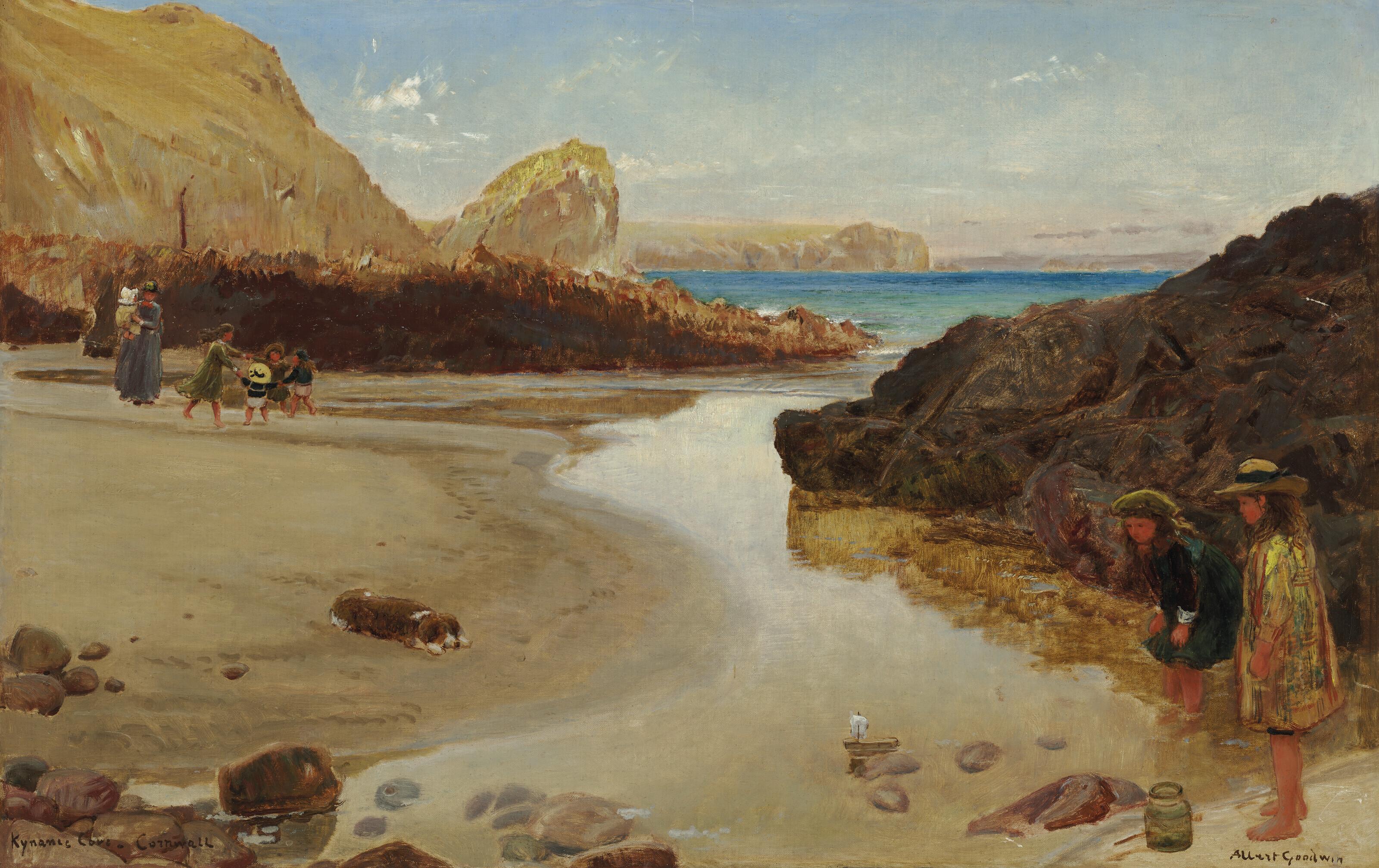 Albert Goodwin, R.W.S. - Kynance Cove, Cornwall