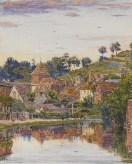 Albert Goodwin, R.W.S. - Near Winchester