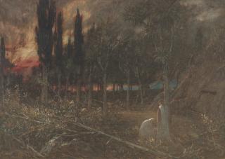 Albert Goodwin, R.W.S. - Night - faithful unto death