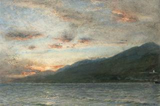 Albert Goodwin, R.W.S. - Sunrise Over la Guarya, Venezuela