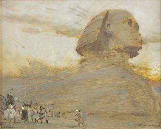 Albert Goodwin, R.W.S. - The Sphinx