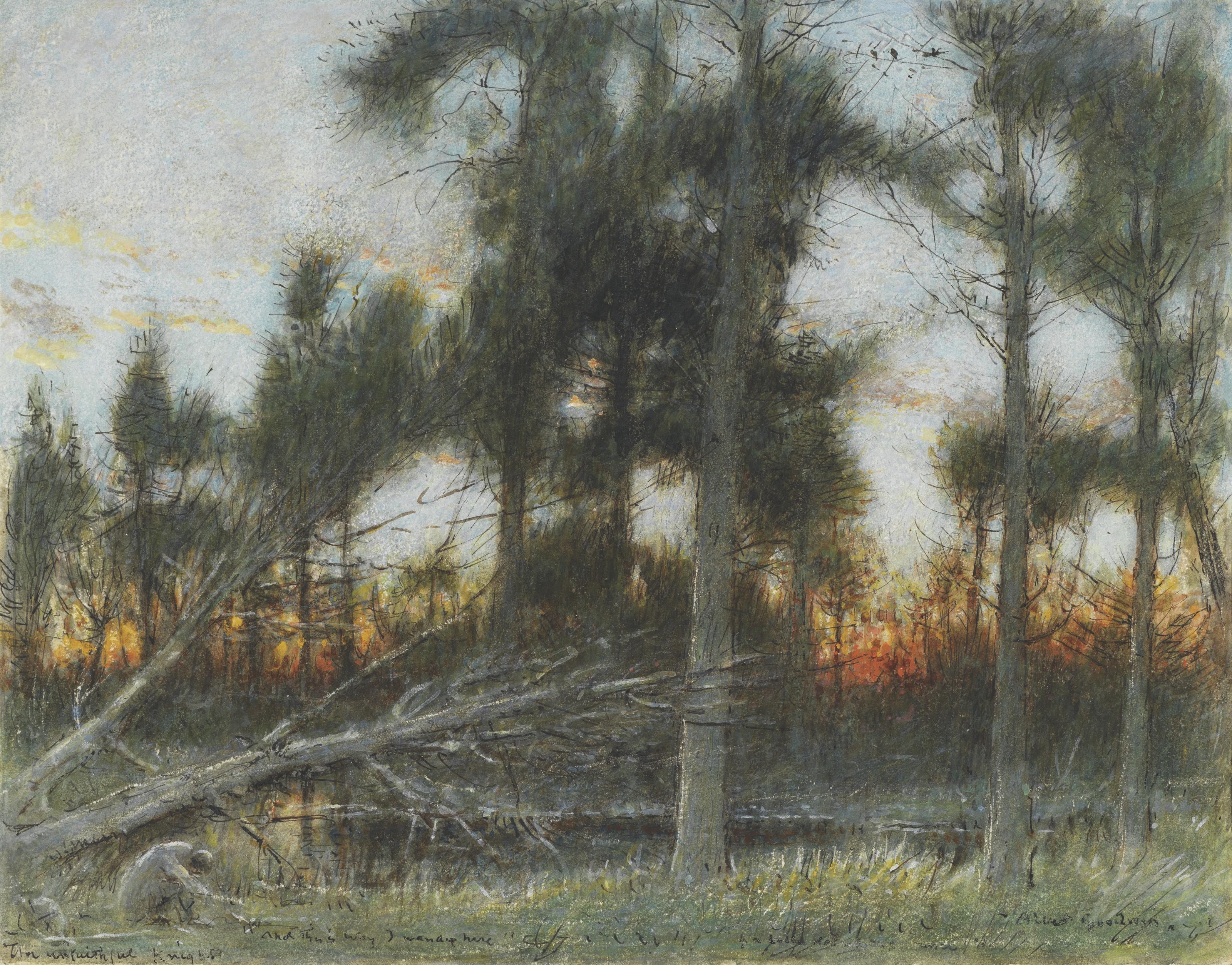 Albert Goodwin, R.W.S. - The unfaithful knight