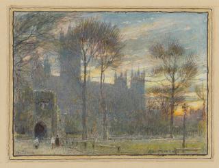 Albert Goodwin, RWS - Canterbury Cathedral