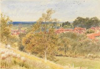 Albert Goodwin, RWS - Glastonbury