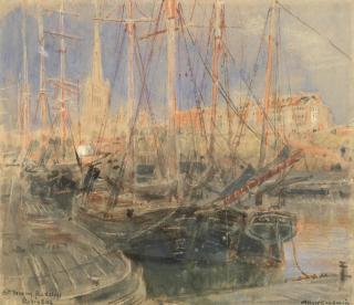 Albert Goodwin RWS - St Mary Redcliffe, Bristol