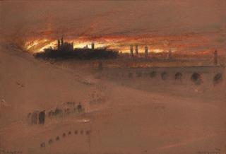 Albert Goodwin, RWS - The City of Dis