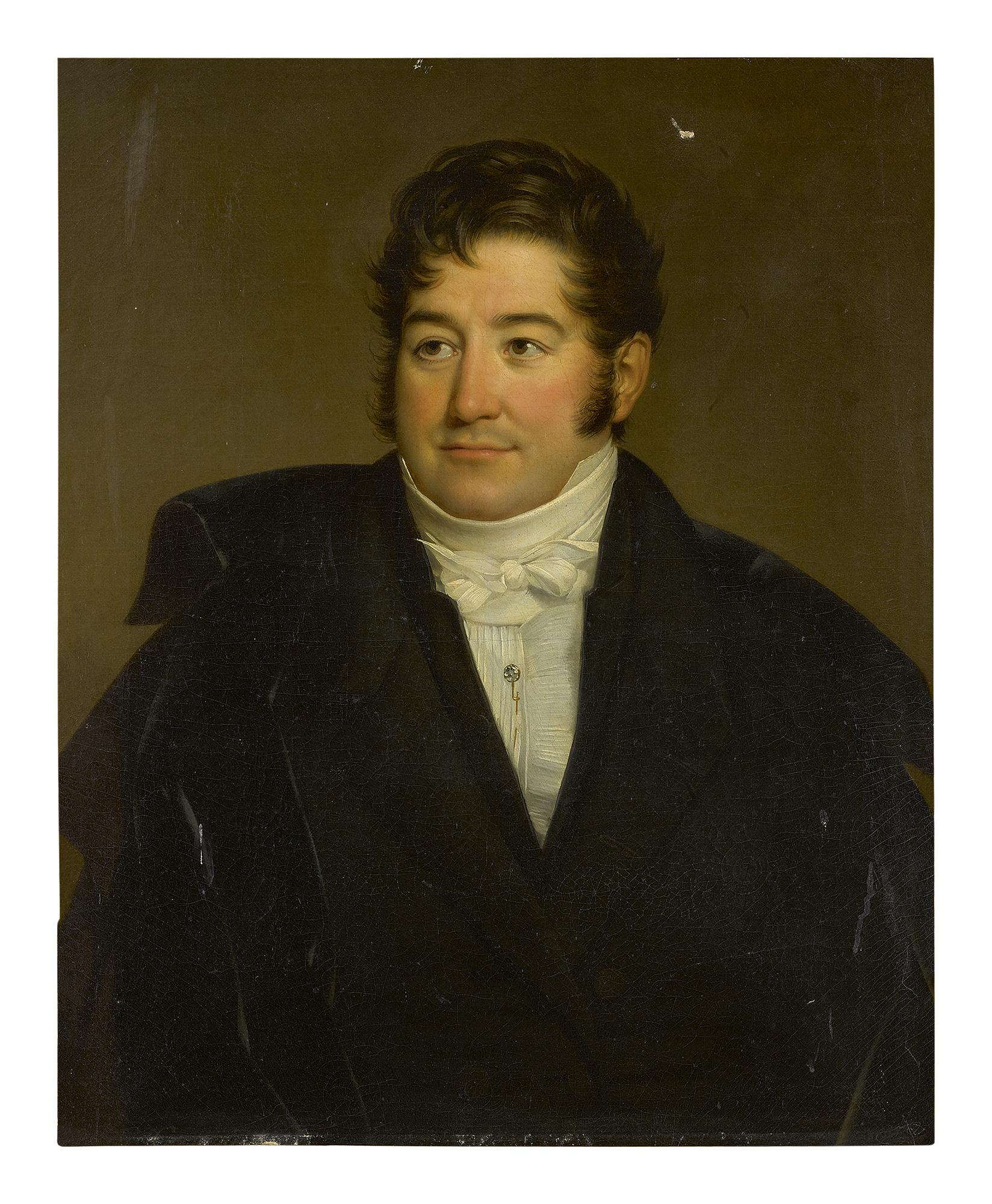 Albert Gregorius - Portrait Of A Gentleman, Half Length