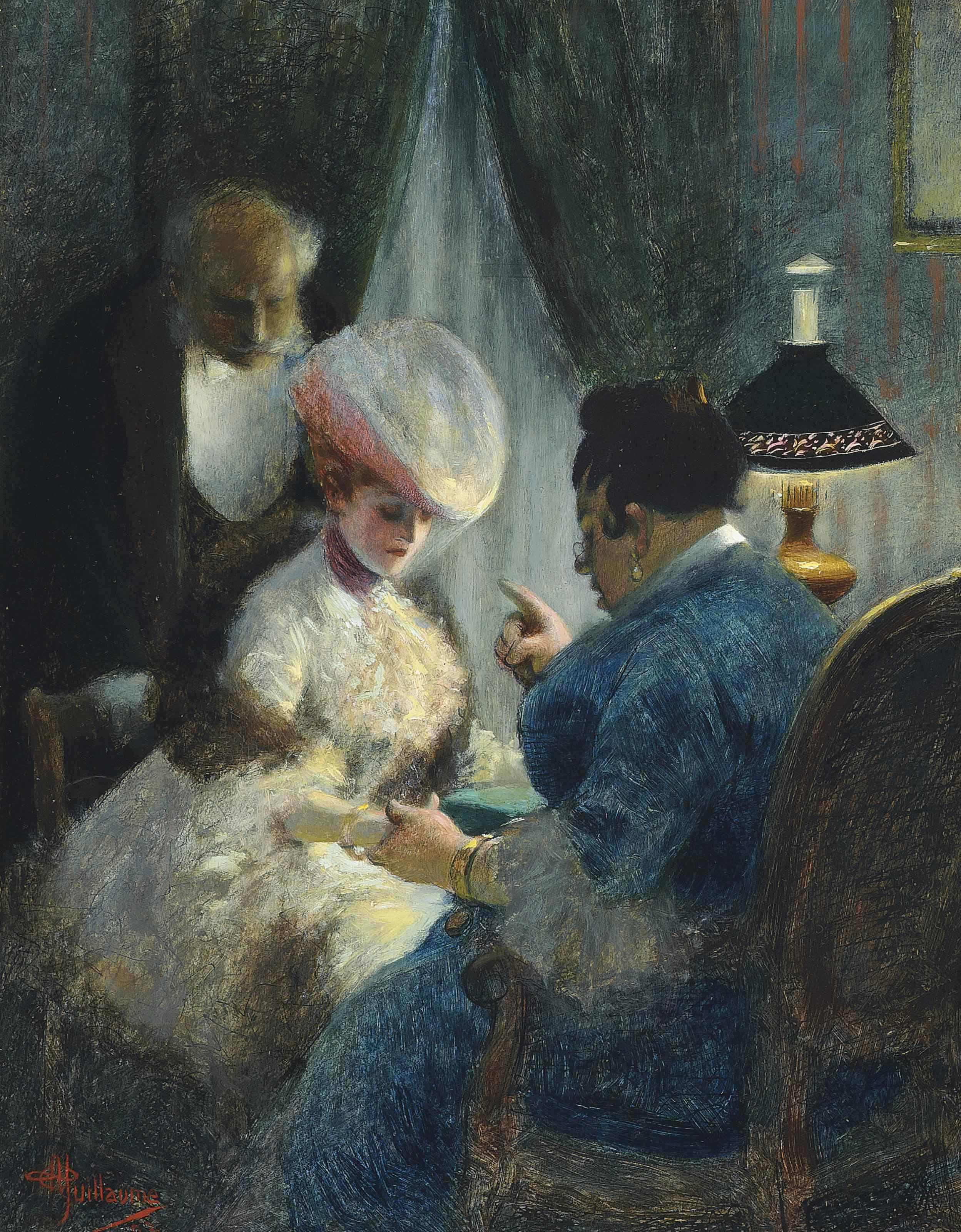 Albert Guillaume - A visit to the fortune teller