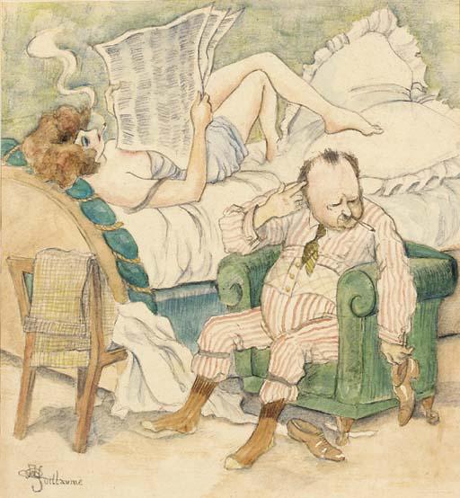 Albert Guillaume - Le répit de politique