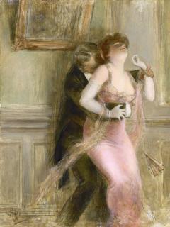 Albert Guillaume - Un moment volé