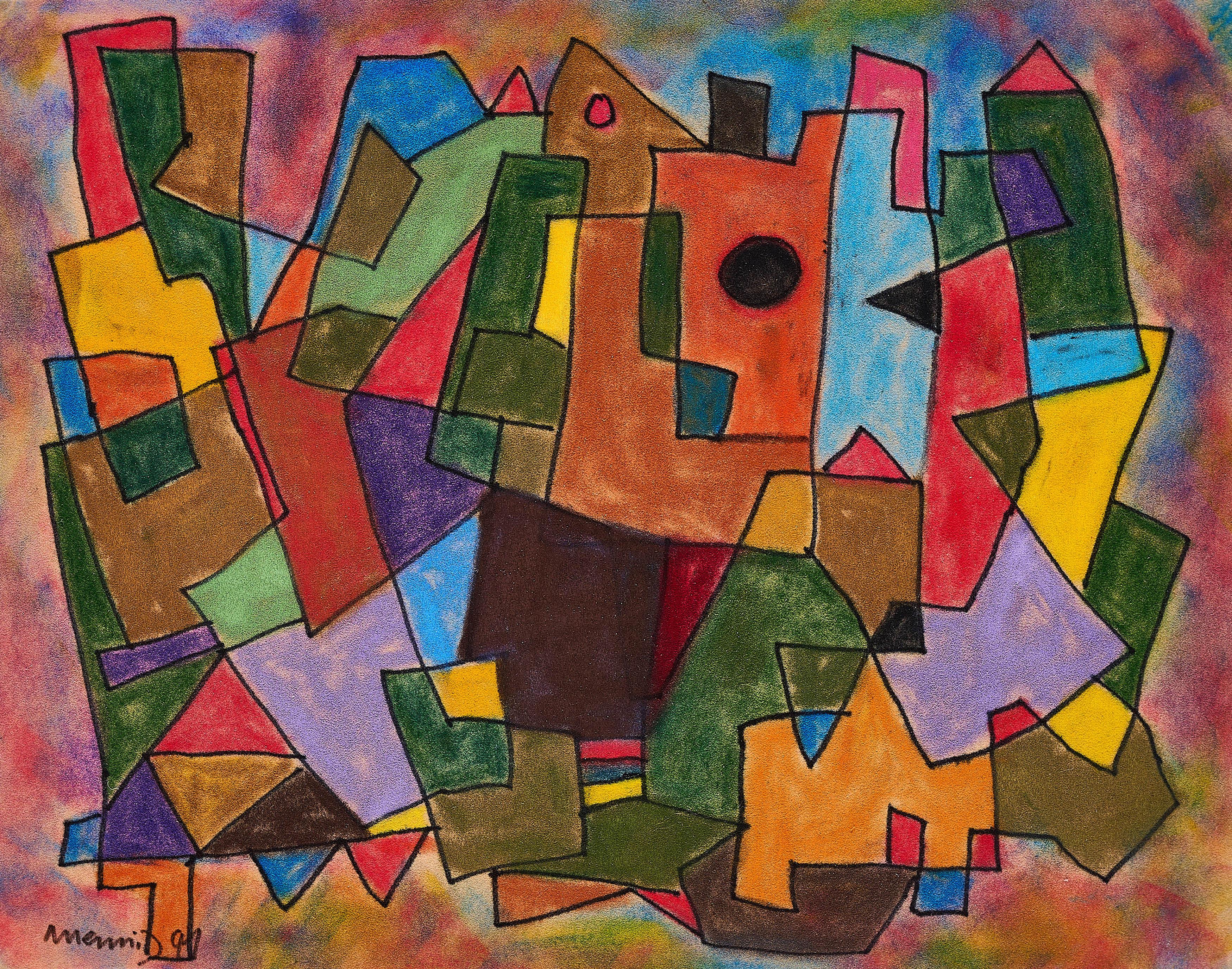 Albert Hennig - Abstrakte Komposition.