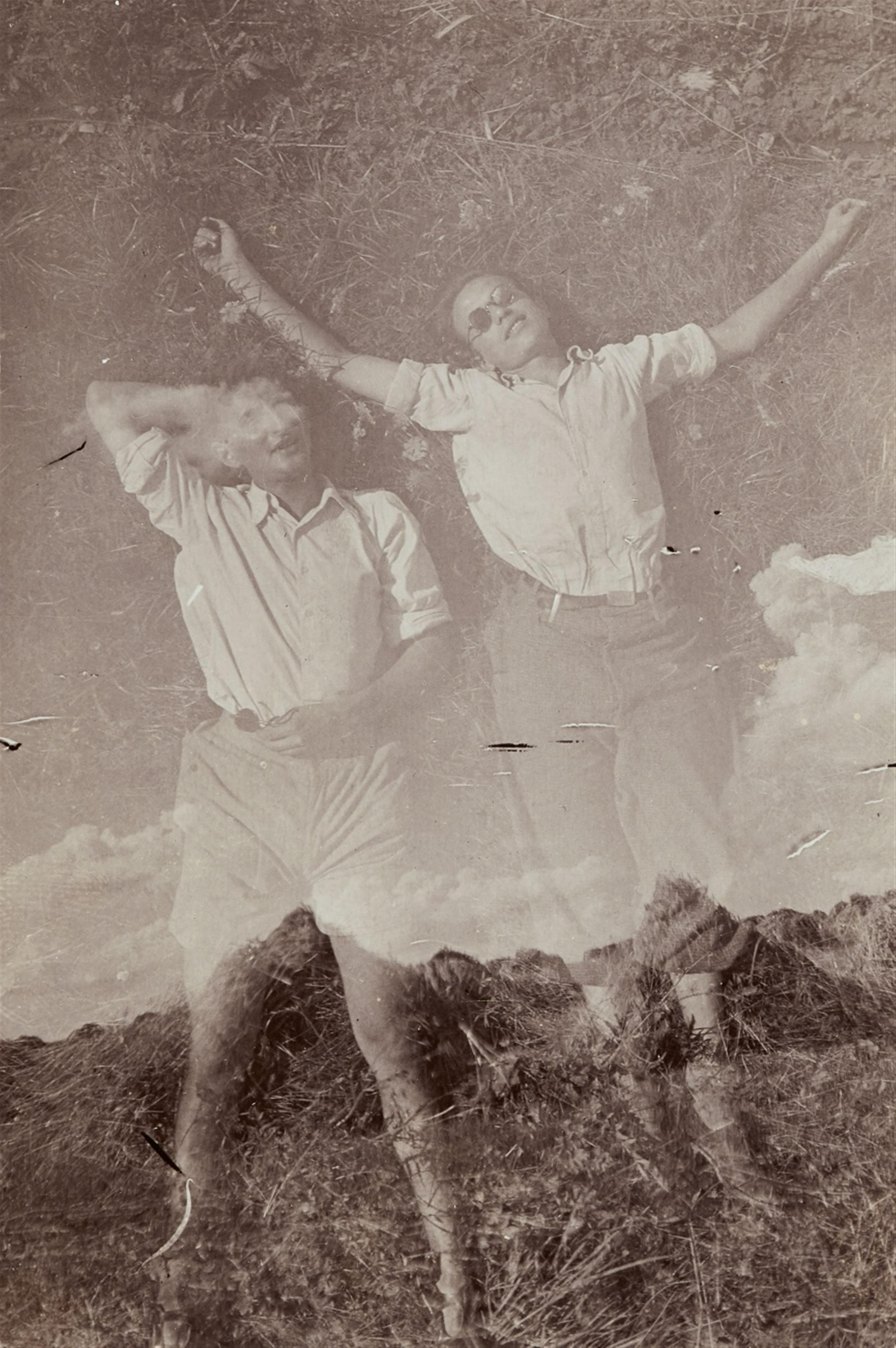 Albert Hennig - Die zwei Kumpels (Doppelbelichtung)