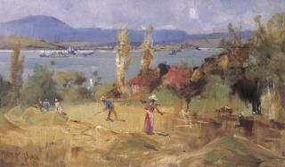 Albert Henry Fullwood - Haymaking