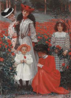 Albert Herter - A Family Group