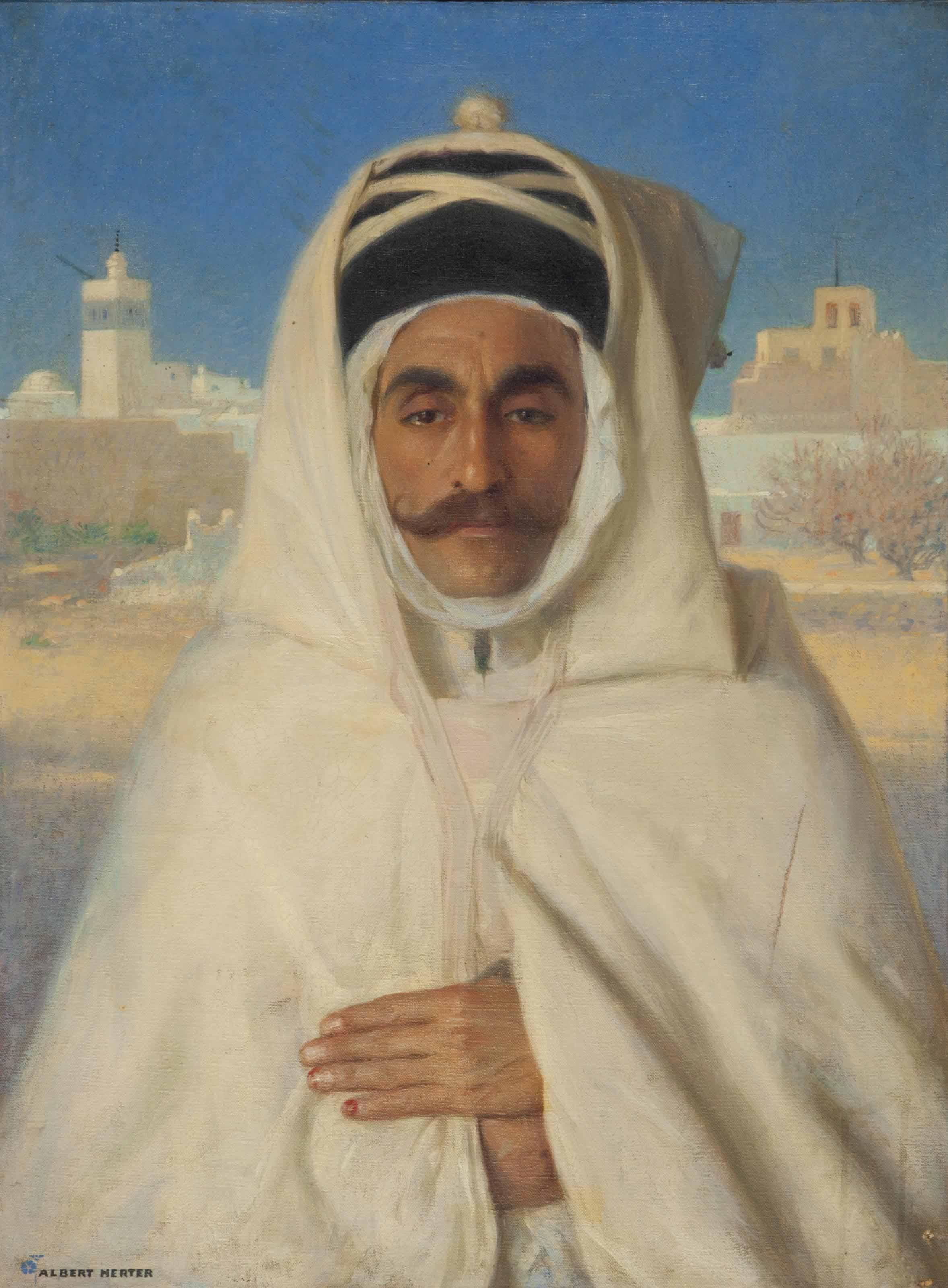 Albert Herter - Ahmed Gharza, Dragoman Of Marrakech