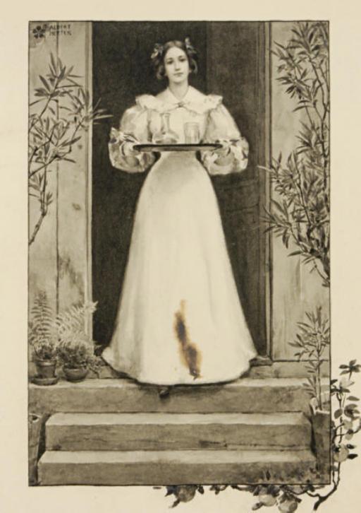 Albert Herter - Lady Serving Cocktails