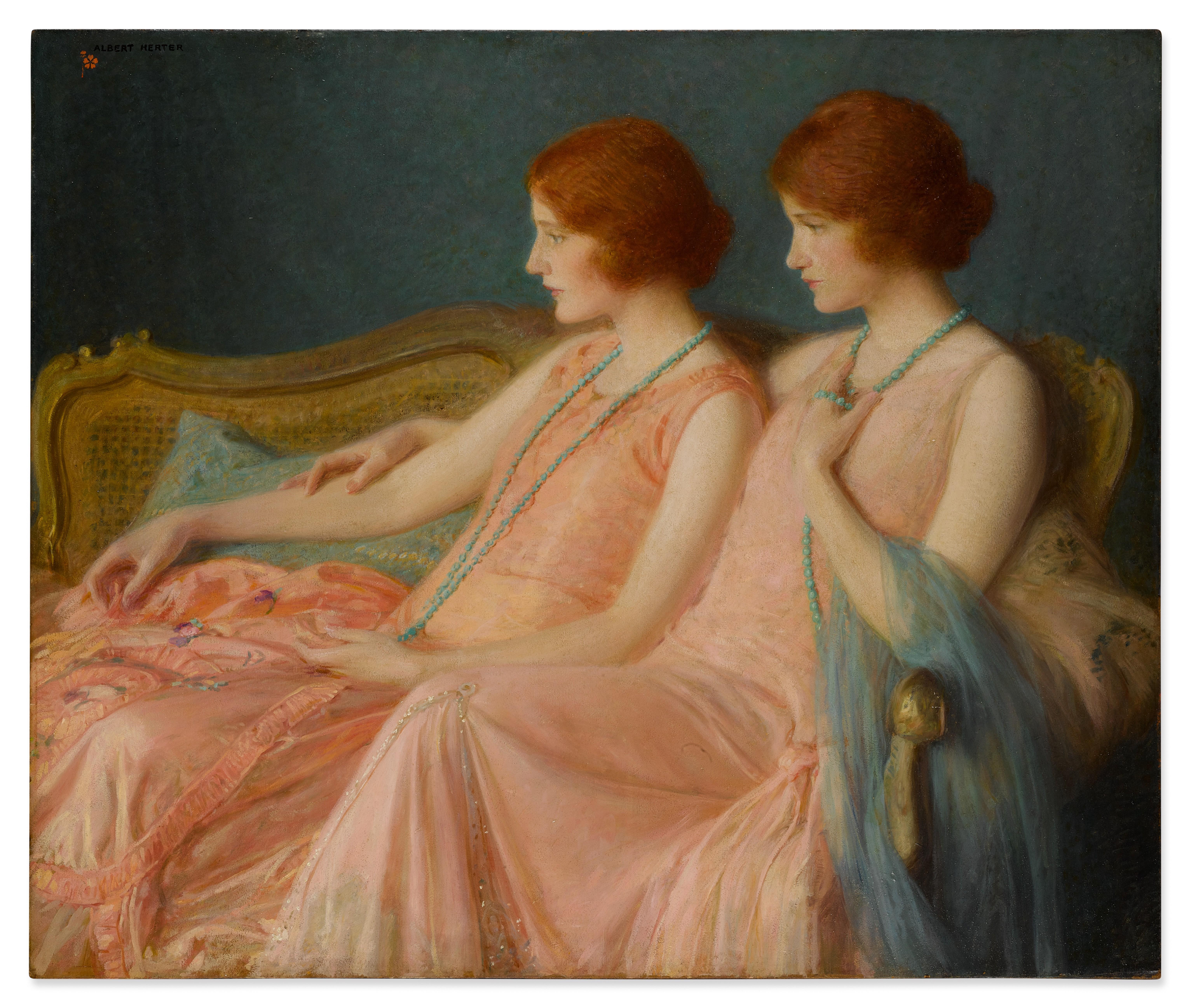 Albert Herter - The Bouvier Twins