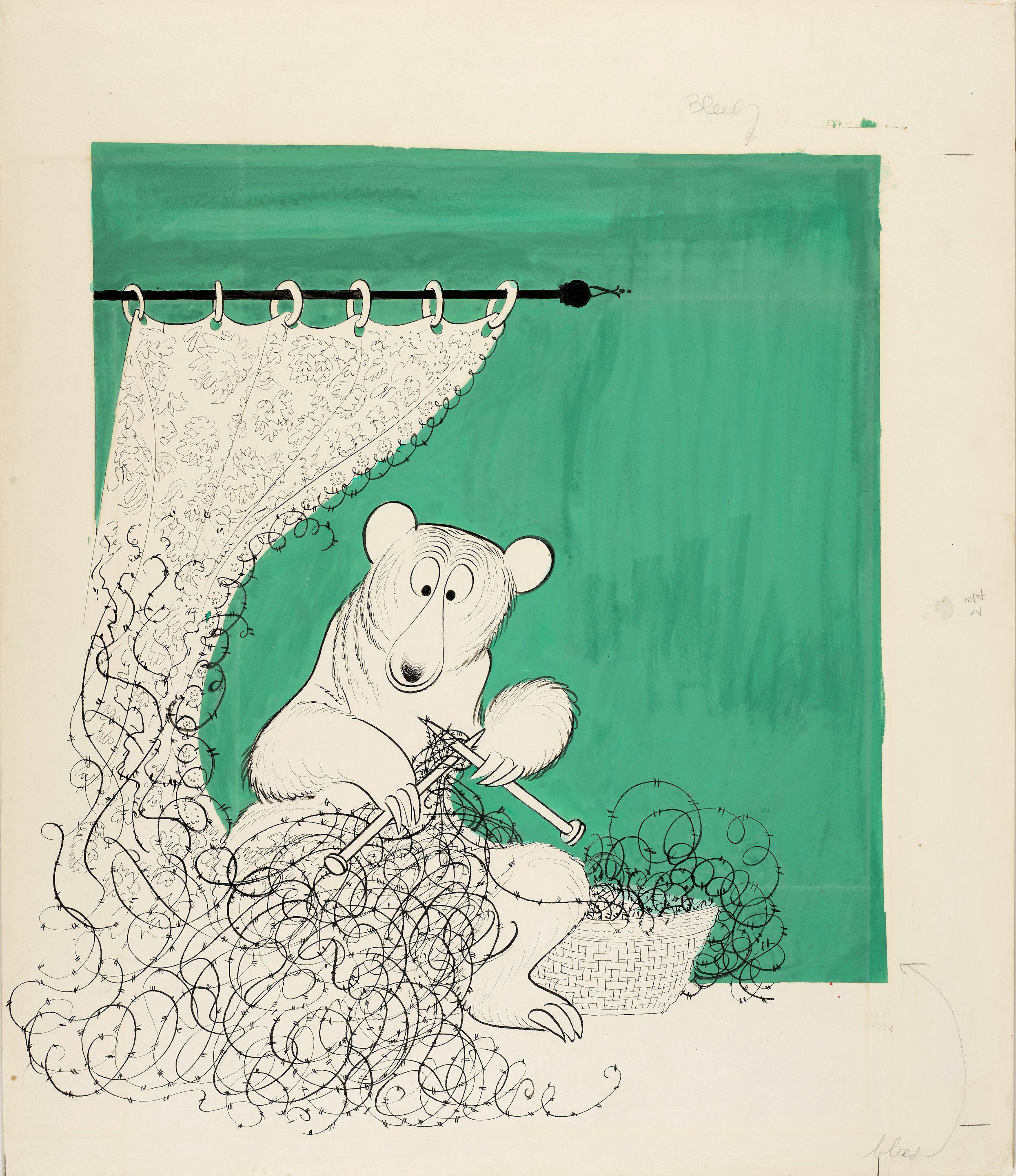 Albert Hirschfeld - Russian Bear