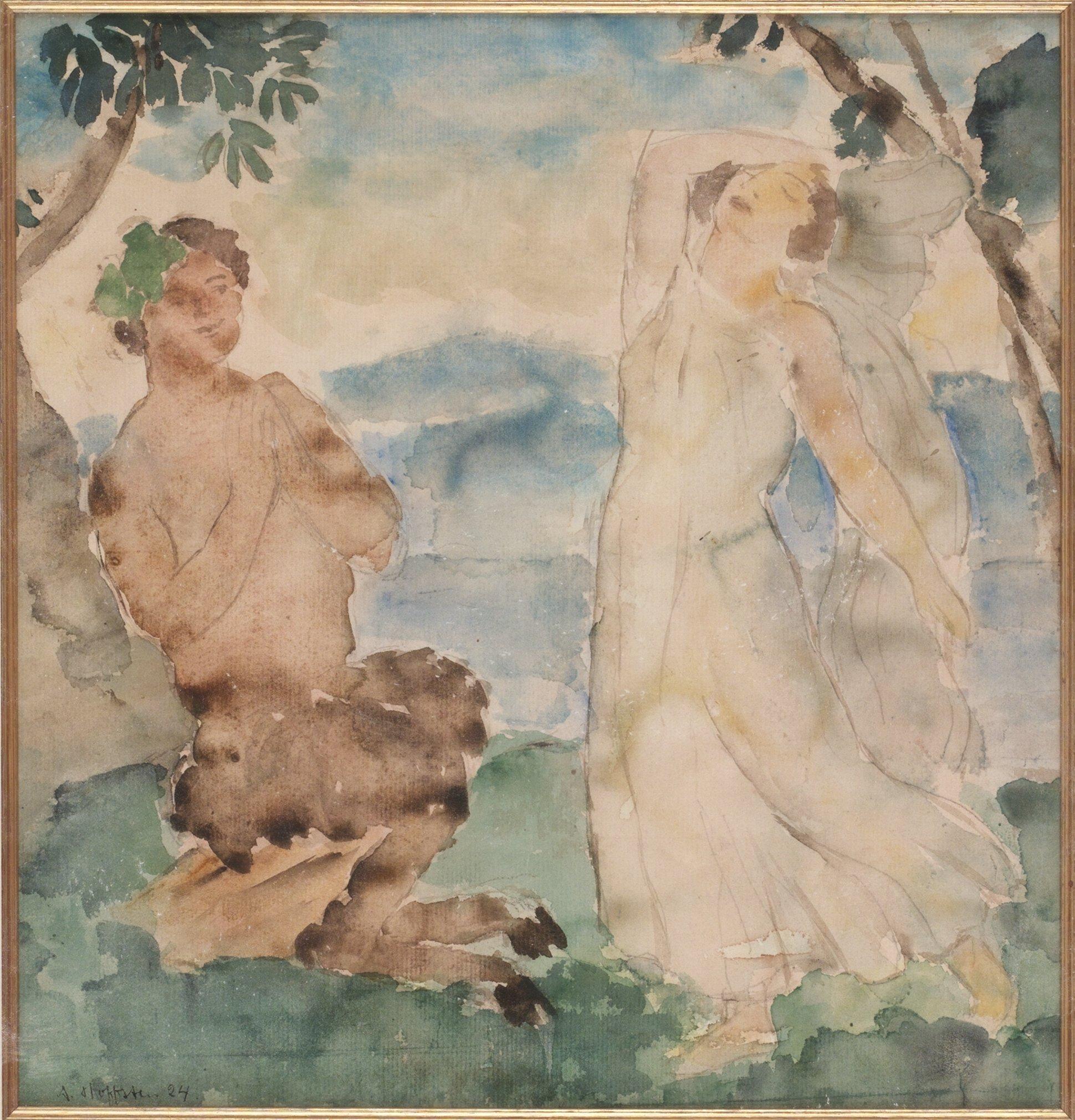 Albert Hoffsten - Mytologiskt motiv.