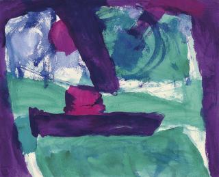 Albert Irvin, R.A. - Edge of the River