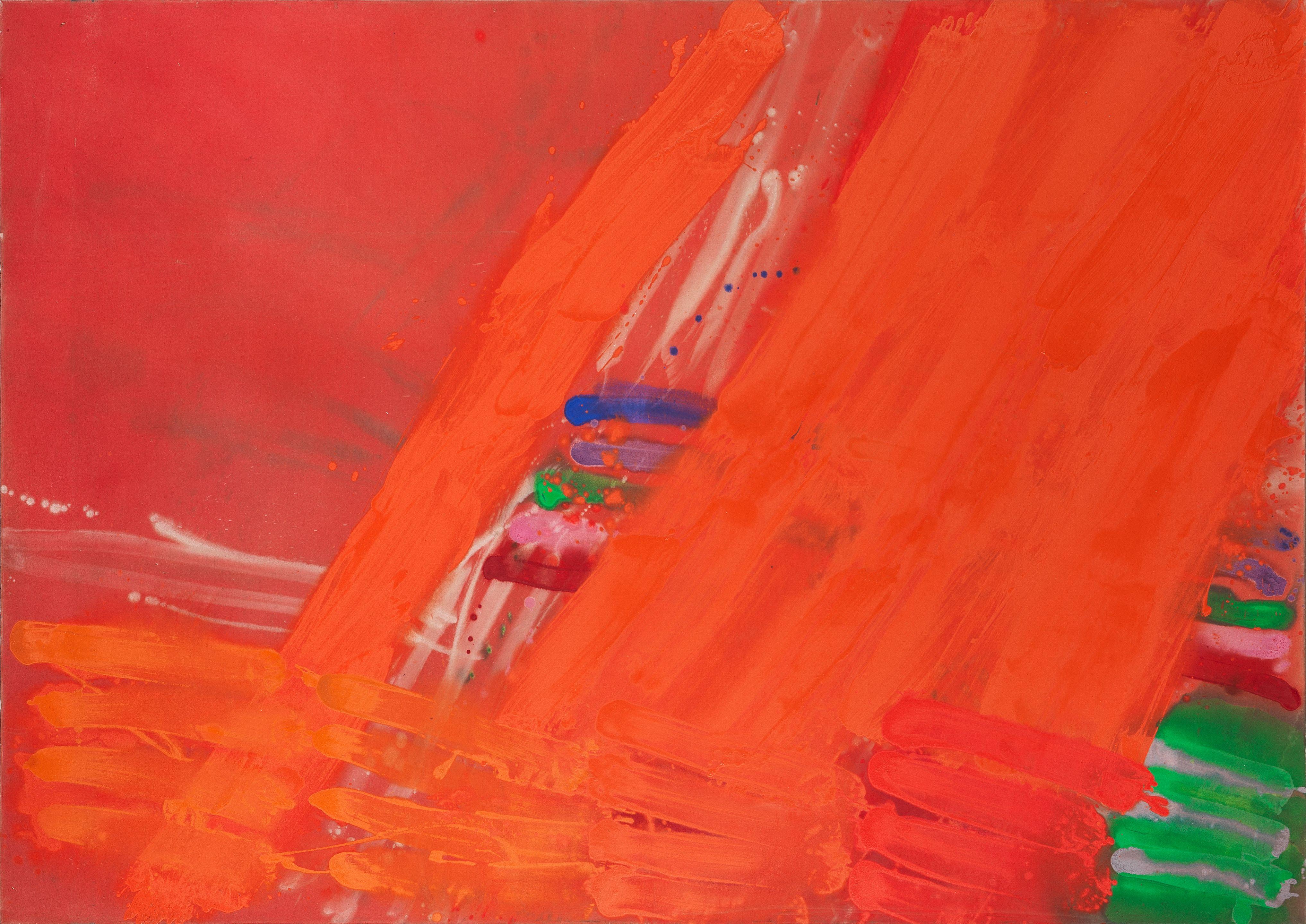 Albert Irvin R.A. - Red Anchor