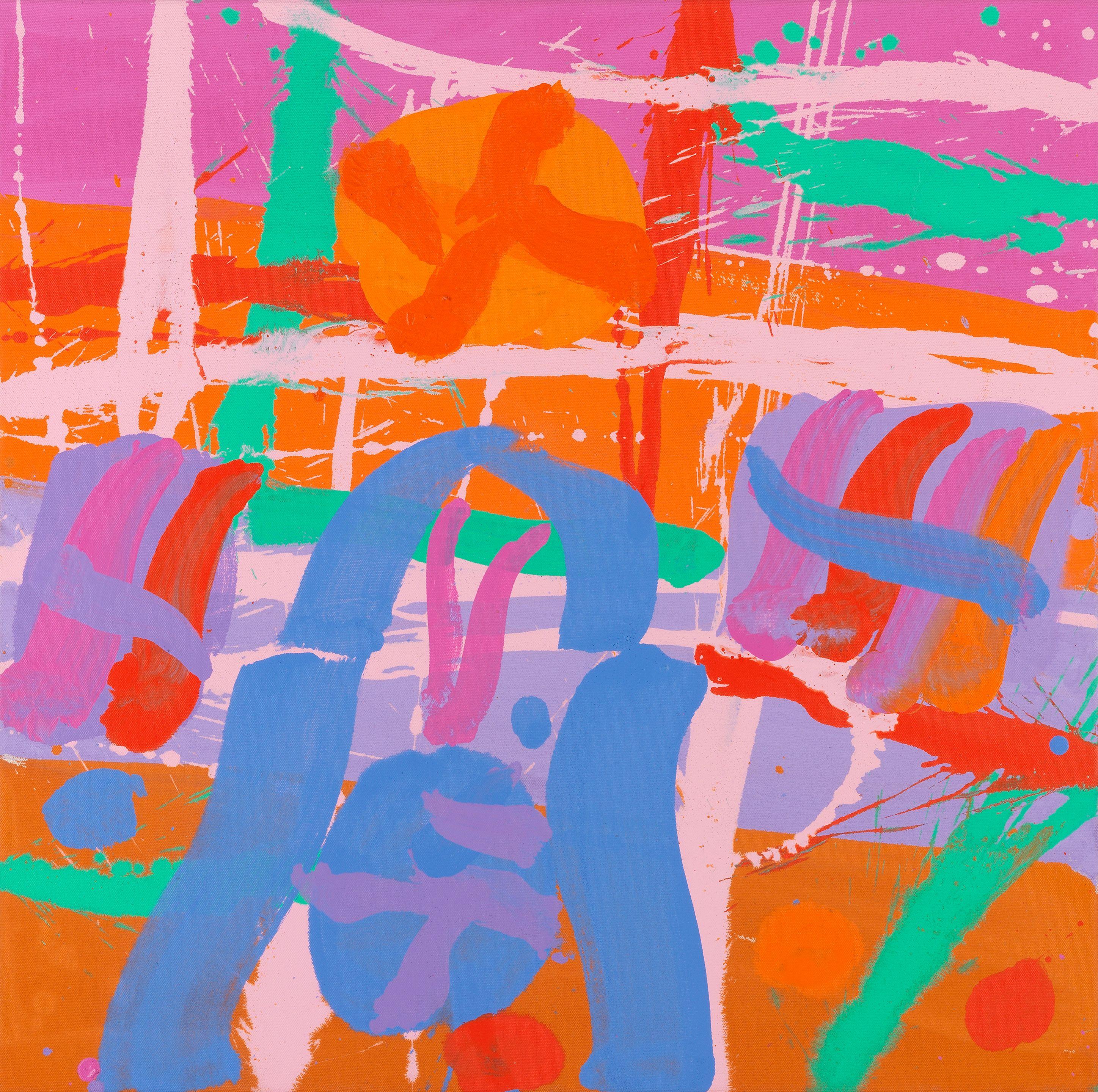 Albert Irvin R.A. - Riverside (unframed)