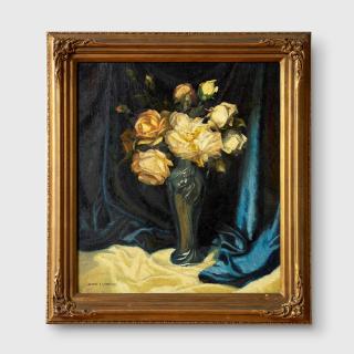 Albert James Sherman - Blue and Gold, c.1943