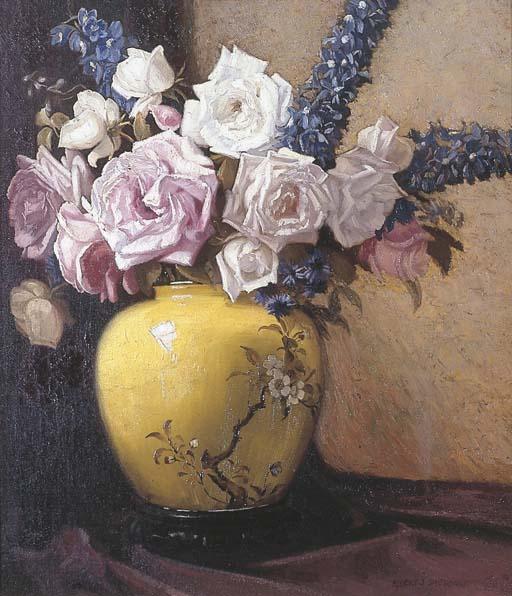 Albert John Sherman - Yellow Vase
