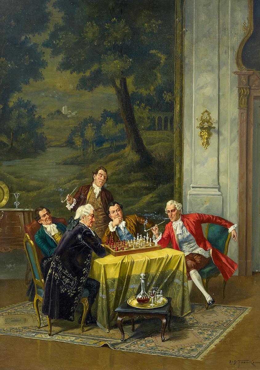 Albert Joseph Franke - Die Schachpartie
